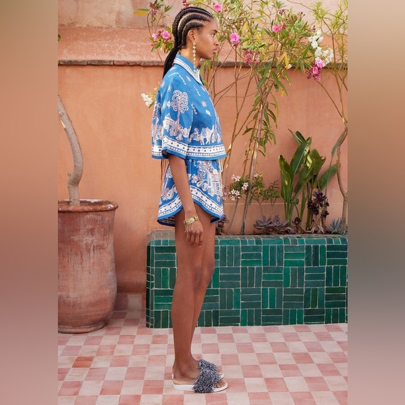 Alemais Acacia Linen Shorts - Picture 2 of 11